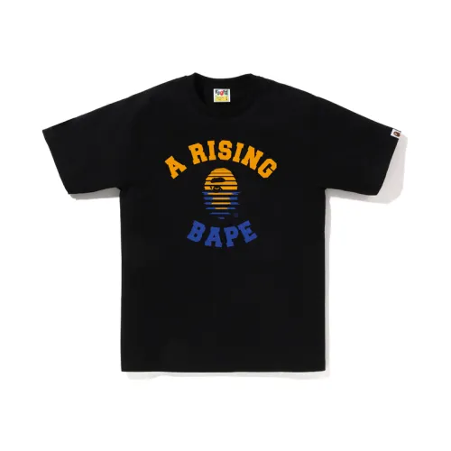 A BATHING APE ® Logo print Cotton T shirt