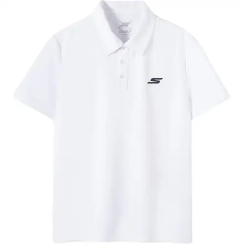 Skechers Polo Shirt Men's Mist White
