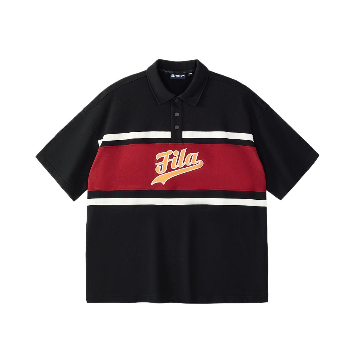 Мужская футболка Fila FUSION (черная)