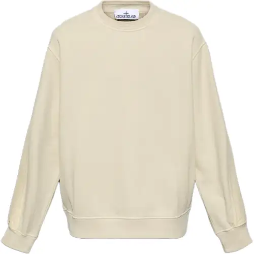 STONE ISLAND Logo-Embroidered Crewneck Sweatshirt