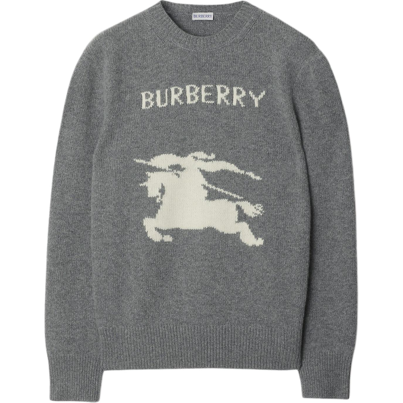 Burberry Ekd Intarsia-Knit Crewneck Jumper
