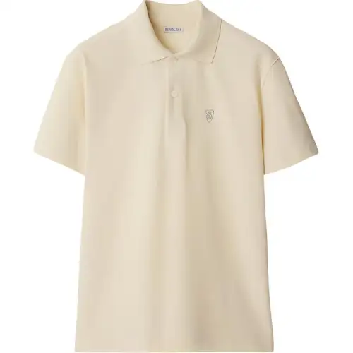 Burberry SS24 Polo Shirt Men's Tundra