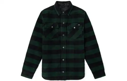 Vans Jackets Men's Green Lapel Thickened Other