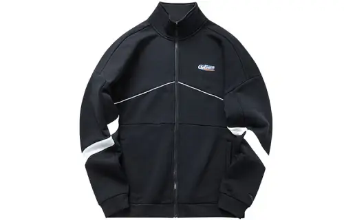 ANTA Life Collection Jackets Men's Black Stand Collar Thickened Other