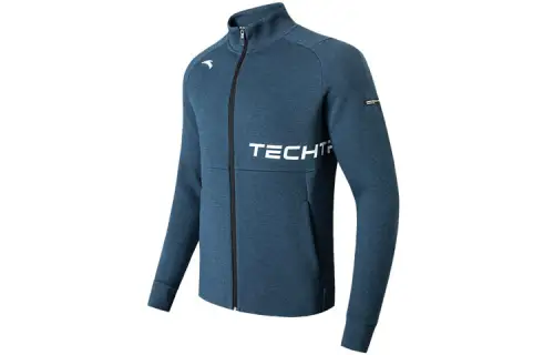 Anta Variety Training Collection Jacket Men's Green Heather Gray