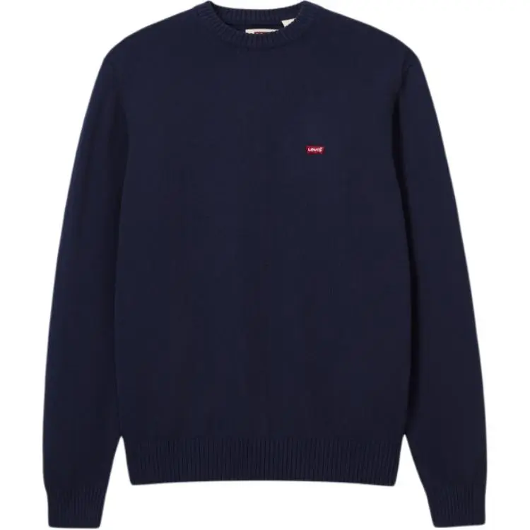 Levi's Knitwear Men's Blue Crew Neck Moderate Other
