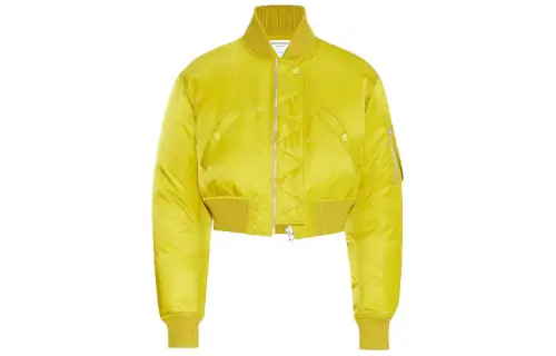 Bottega Veneta Jackets Men's Yellow Stand Collar Moderate Pilot