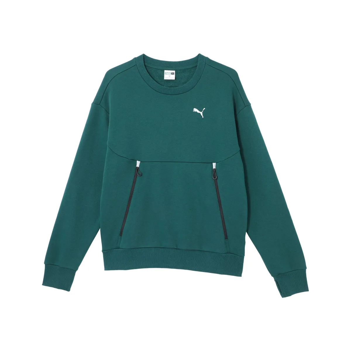 PUMA WINTERIZEDPUMATECH TB CREW FOREVER.FASTER. WARMCELL Sweatshirt Men's Dark Green