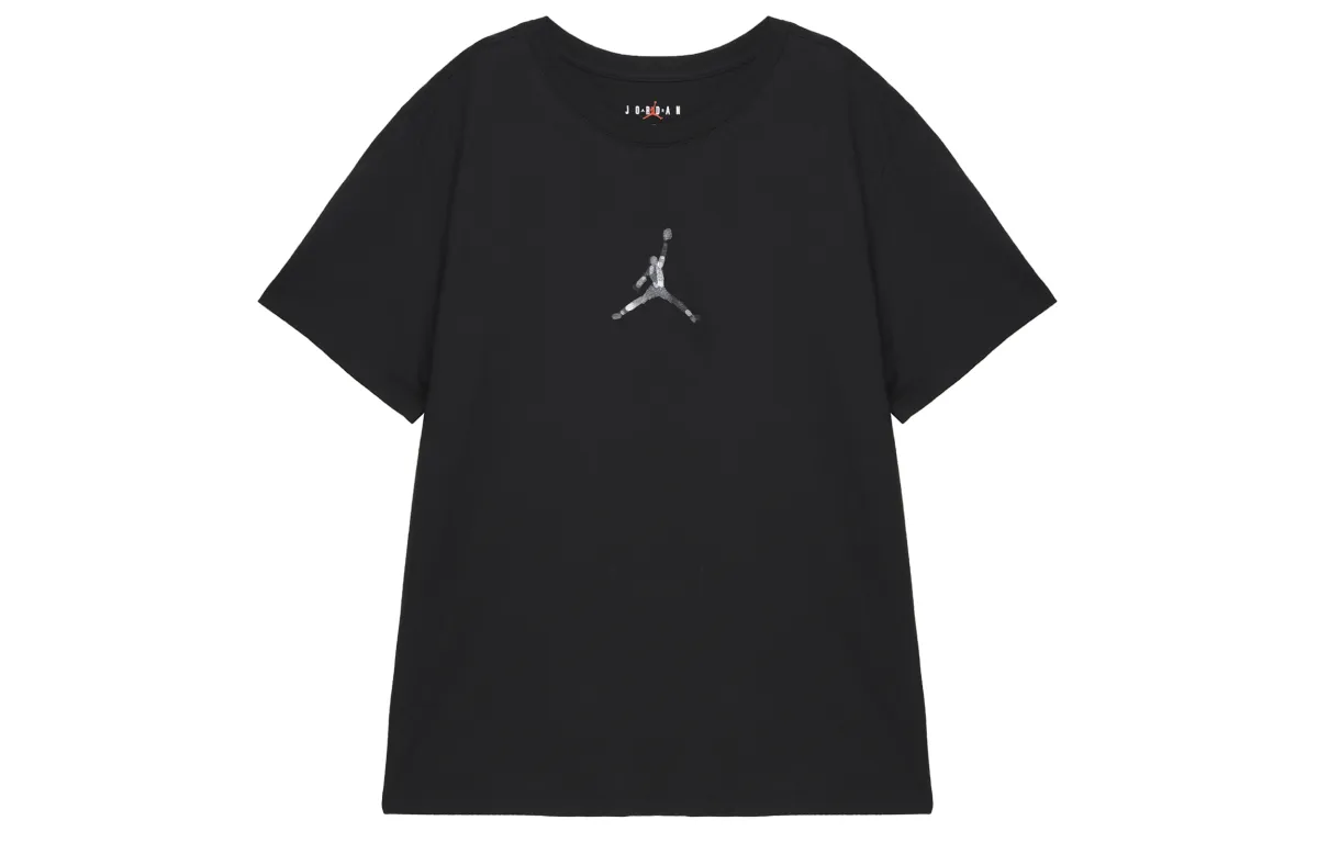 Jordan T-Shirts Men's Black Crew Neck Moderate