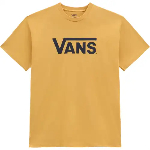 Vans T Shirts Men's Yellow Crew Neck