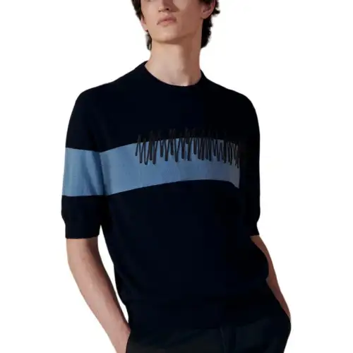 HERMES SS24 Knitwear Men's Marine Blue