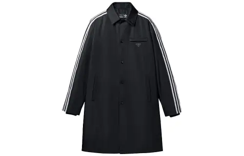 Adidas Originals Jackets Men's Black Lapel Moderate Other