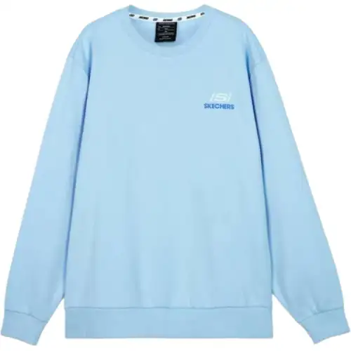 Skechers Colorful Sweatshirt Unisex Air Blue