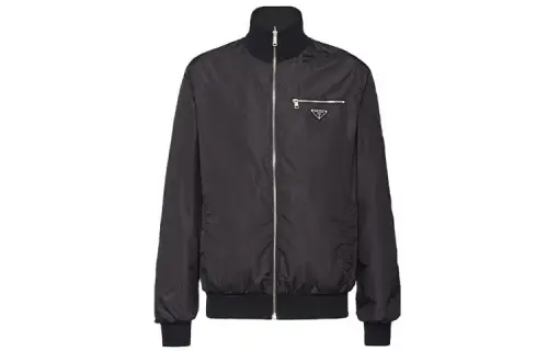 PRADA Reversible Zip Up Bomber Jacket