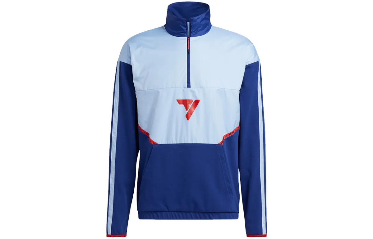 Adidas Jackets Men's Sky Blue Stand Collar Moderate Other