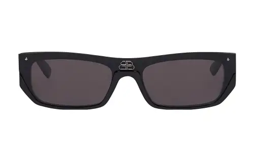 Balenciaga Shield Rectangular Frame Sunglasses