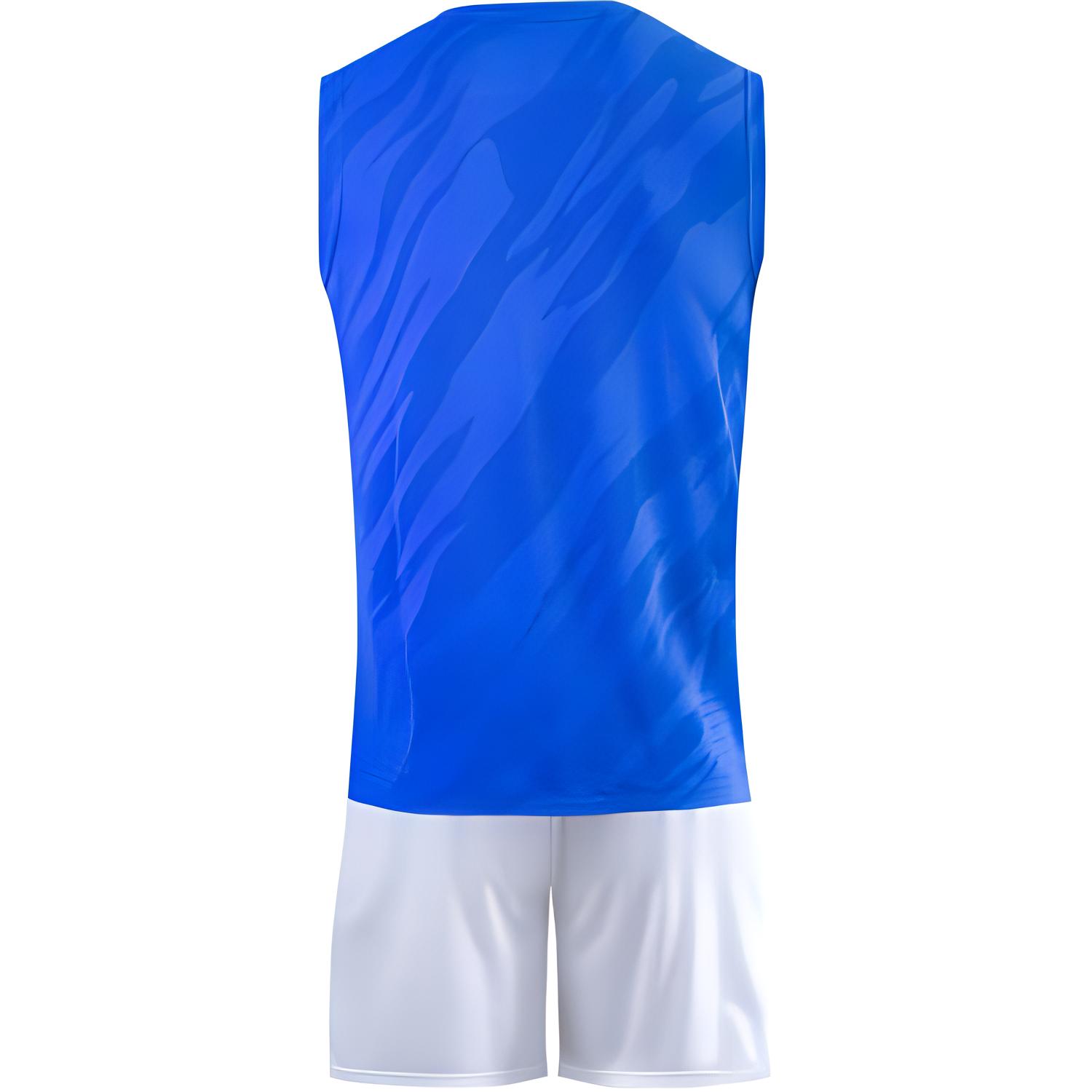 Li Ning Basketball Suits Men’s Set Crystal Blue Vest + Standard White Shorts Moderate Straight Fit