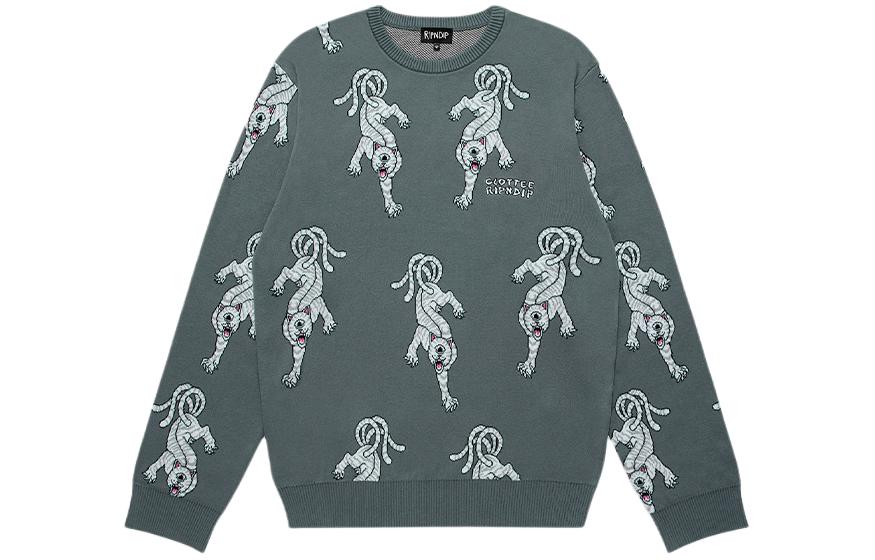Свитер CLOT x RIPNDIP (серый)