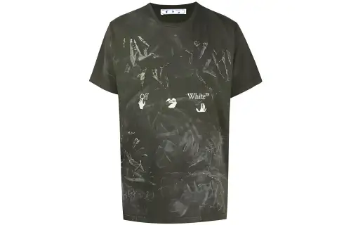 OFF WHITE Paint Effect T shirt