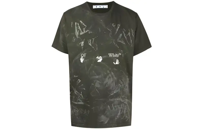OFF WHITE Paint Effect T shirt