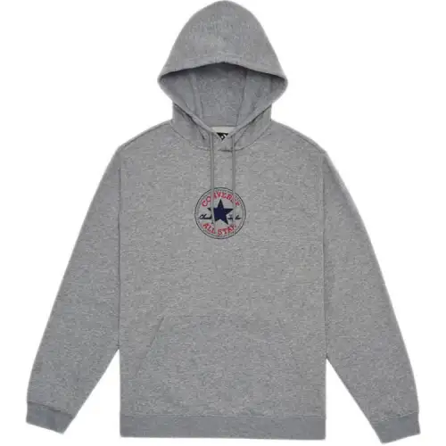 Converse Sweatshirts Men's Gray Hooded Moderate