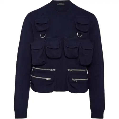 PRADA Sweater Men's Marine Blue