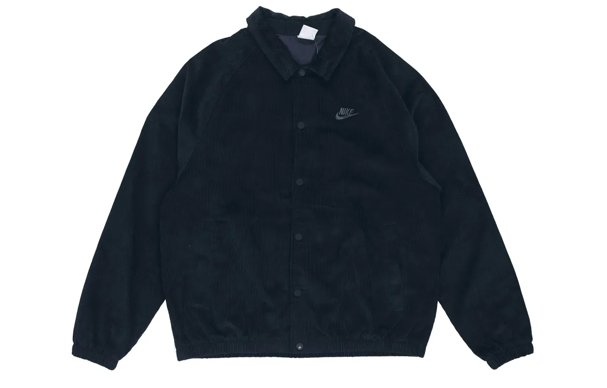 Nike Jackets Men's Black Lapel Moderate Other