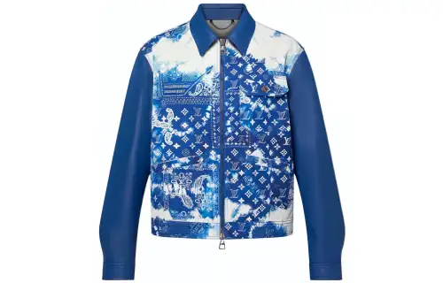 LOUIS VUITTON Jackets & Coats Men's Blue