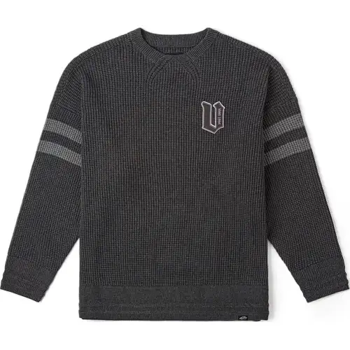 Vans FW24 Knitwear Unisex Gray Black