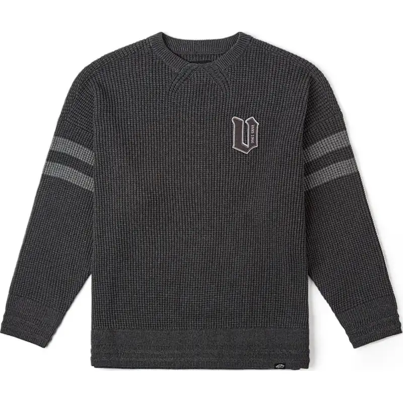 Vans FW24 Knitwear Unisex Gray Black