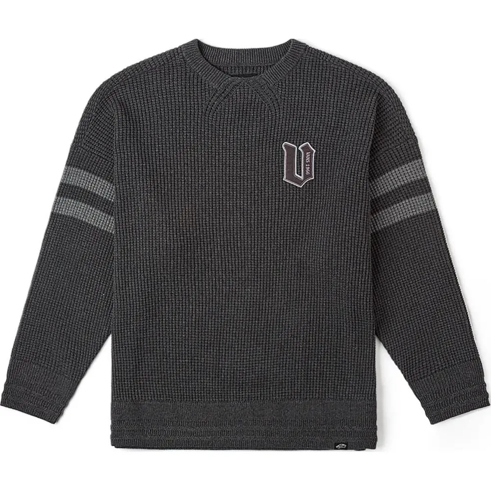 Vans FW24 Knitwear Unisex Gray Black