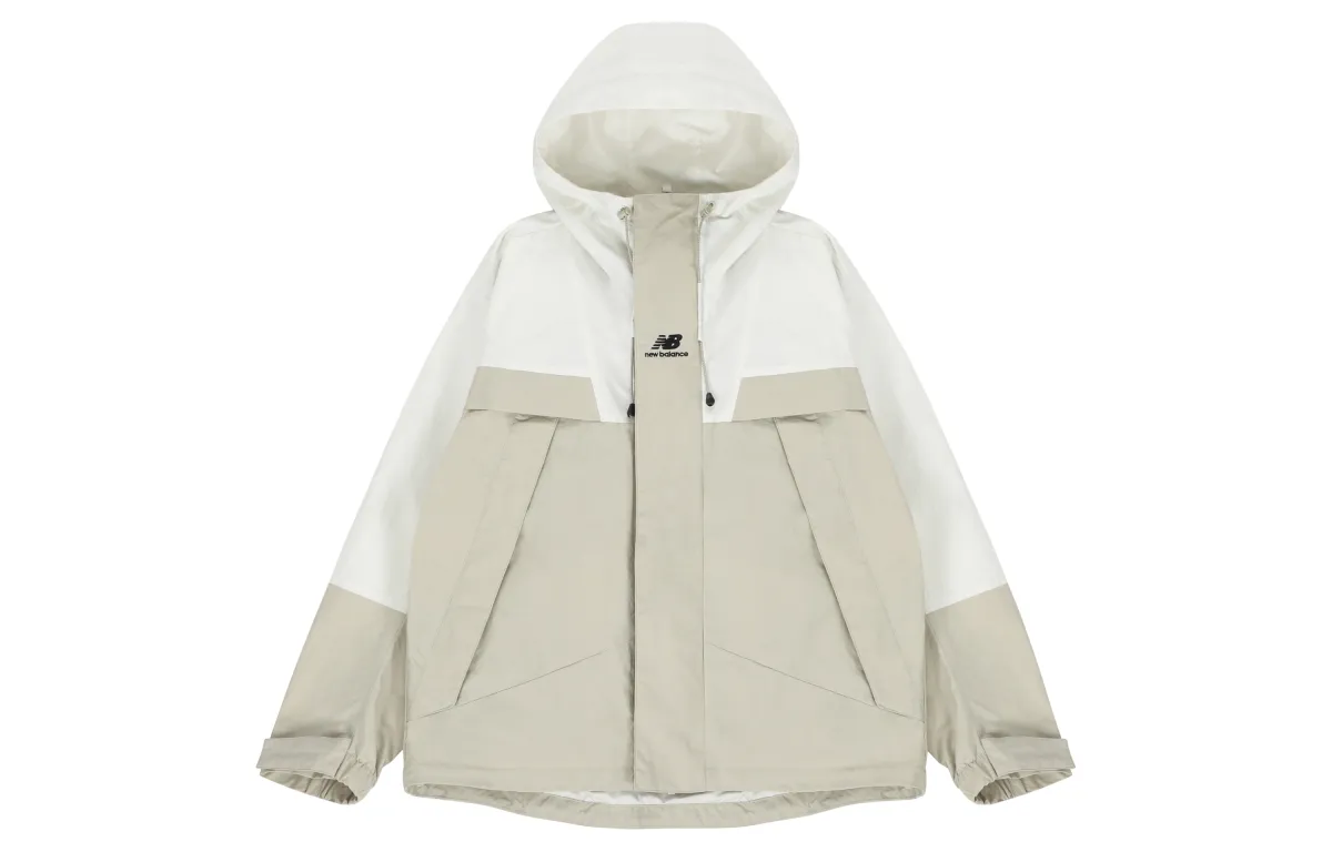 New Balance Jackets Unisex White Hooded Moderate Other