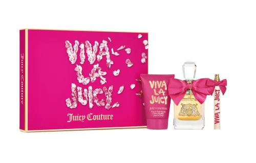 Cute perfumed gift box, perfume, set, gold and silver, 100 ml, 100 ml, 10 ml
