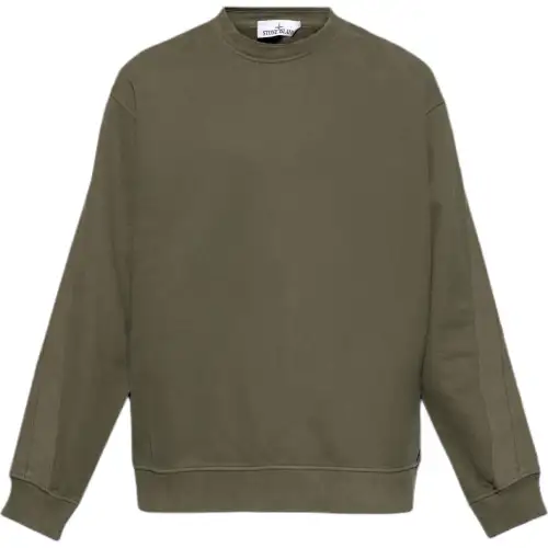 STONE ISLAND Logo-Embroidered Crewneck Sweatshirt