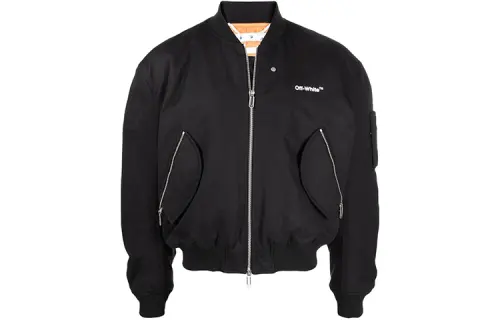 OFF WHITE Diag Stripe Bomber Jacket