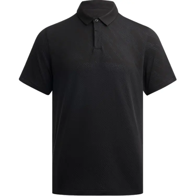 Under Armour Tour Tips Seamless Polo Shirt Men's Black