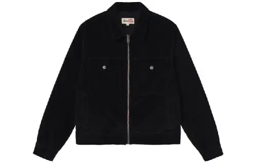 Stussy Jackets Unisex Black Lapel Moderate Other