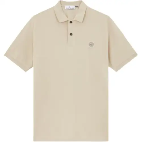 STONE ISLAND Compass-patch Polo Shirt