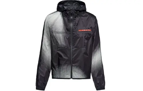 PRADA Jackets & Coats Men's Black Gray