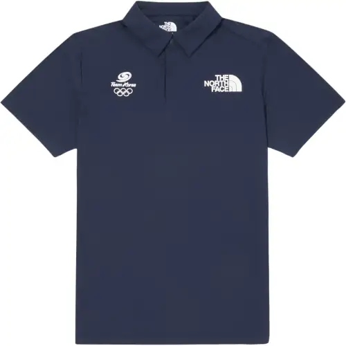 THE NORTH FACE PO TEAMKOREA ICE DAY Polo Shirt Men's Marine Blue
