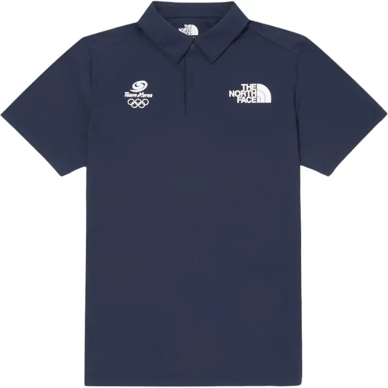 THE NORTH FACE PO TEAMKOREA ICE DAY Polo Shirt Men's Marine Blue
