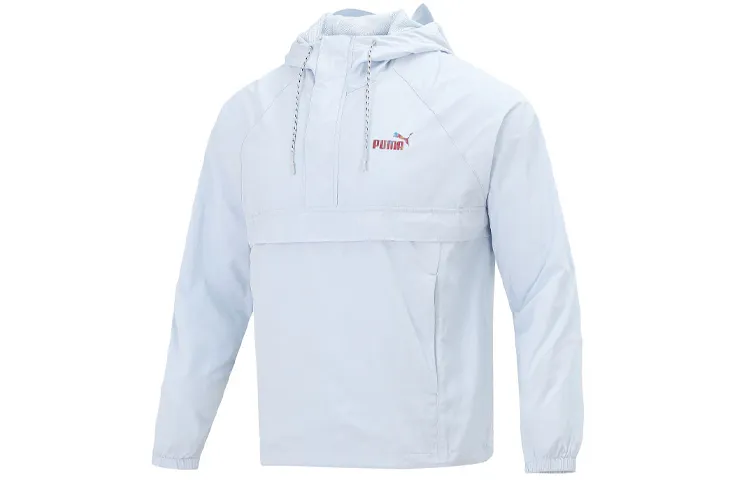 PUMA Jackets Unisex Ice Blue Hooded Moderate Other