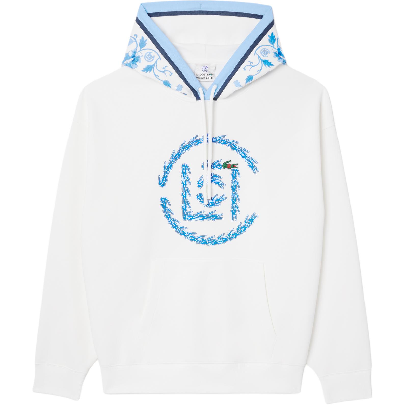 Худи CLOT LACOSTE Hoodie (белое)