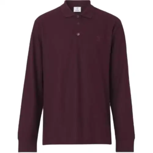 Burberry Polo Shirt Men's Purple