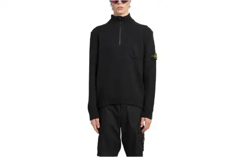 STONE ISLAND Sweater Men's Black