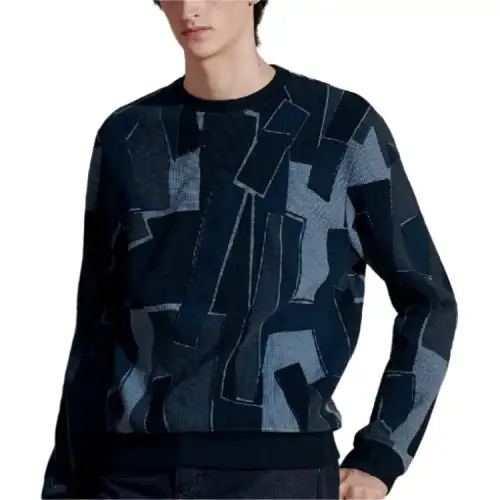 HERMES SS24 Knitwear Men's Marine Blue