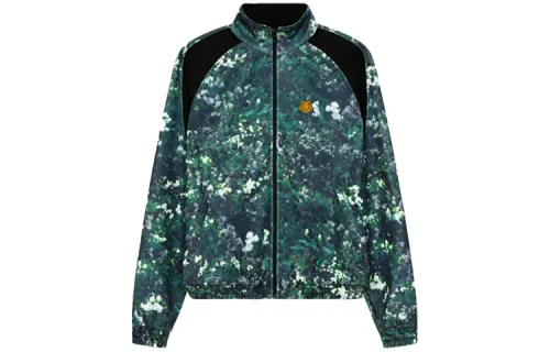 KENZO Logo Patch Zip Up Jacket