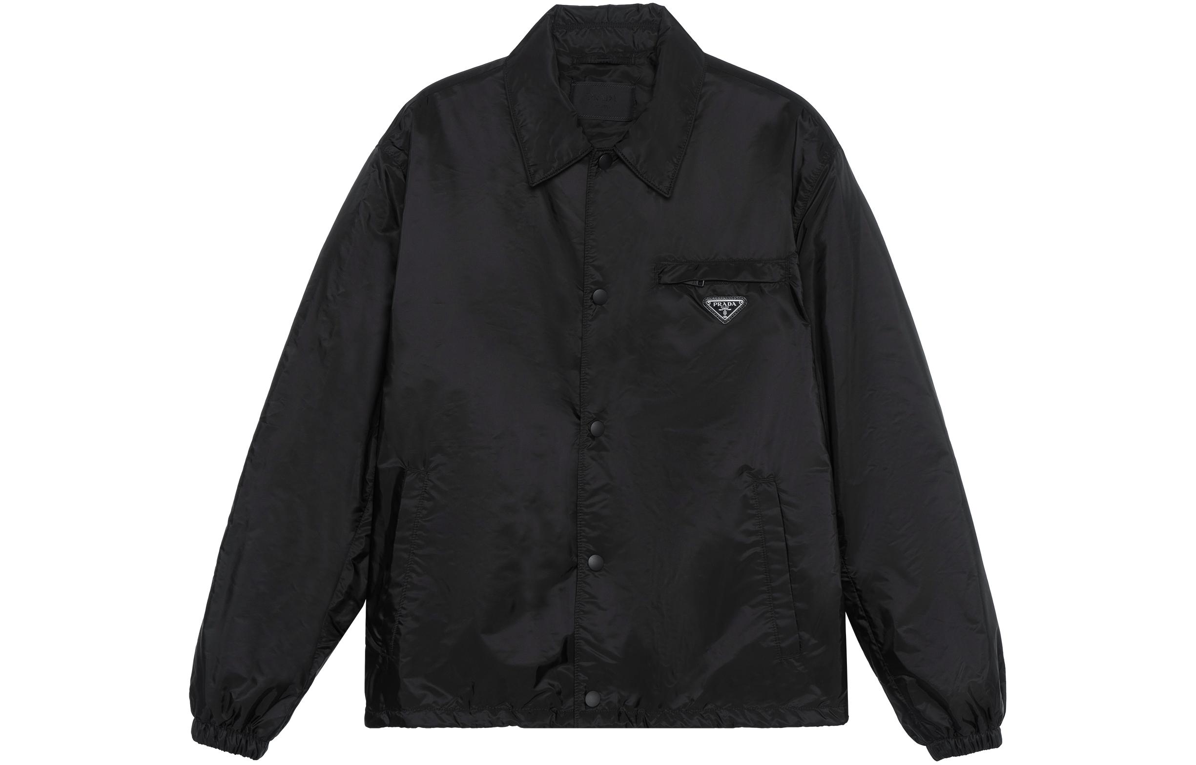 Мужская куртка Prada Re-Nylon (черная)