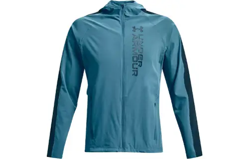 Under Armour Storm Jackets Men's Flannel Blue Green Hooded Moderate Other