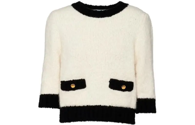 PRADA Sweaters Men's Beige Crew Neck Moderate Other